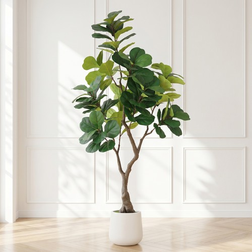 6ft artificial fiddle - 6ft, leaf